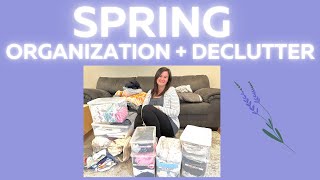 Spring Organization & Decluttering  Shoes, Linens & House Supplies | Minimalism + Simple Living