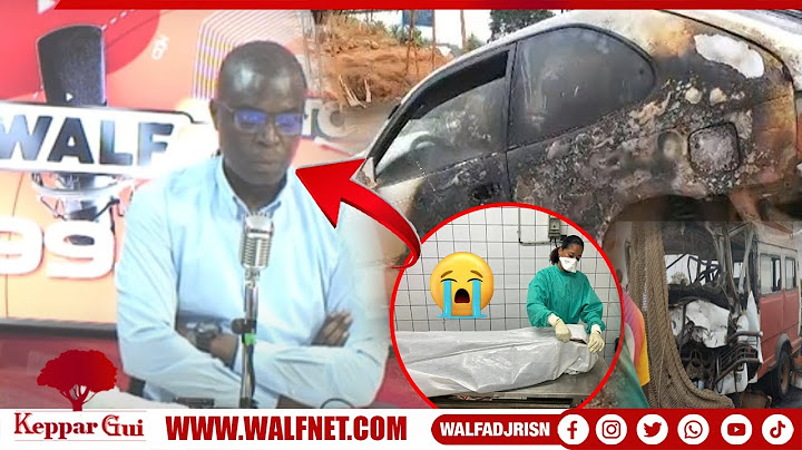 Moustapha Diop rétablit la vérité sur l'accident des élèves "bilan bi c'est 2 m0rts et non 11..."