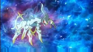 Pokemon : Arceus and the jewel of life - Arceus vs Dialga, Palkia and Giratina.
