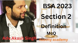 धारा 2 BSA 2023: 12महत्वपूर्ण Definitions Sections || Law Students ||Apo exam || judiciary exam 