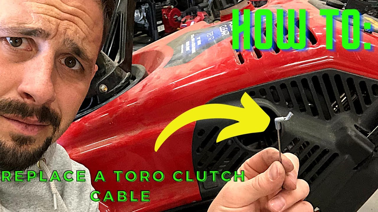 How to replace the clutch cable on a Toro 721 E Snow blower YouTube