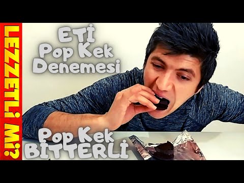 Eti Pop Kek Bitter Denemesi Ve İncelemesi Kara Lezzet  #asmr #mukbang #inceleme