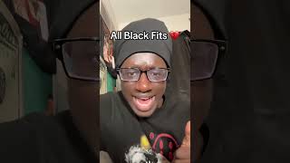 The STRUGGLE Of All Black Fits 😂 #comedy  #funnymemes #relatableshorts