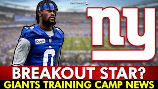 This Rookie Is TURNING HEADS At Giants Training Camp + Giants Make 2 Roster Moves