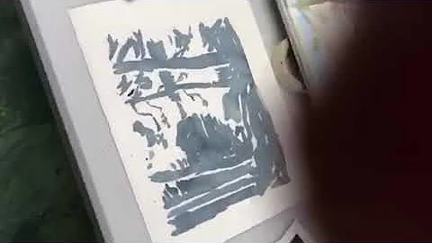 Cynthia paints with Paul Oman 10