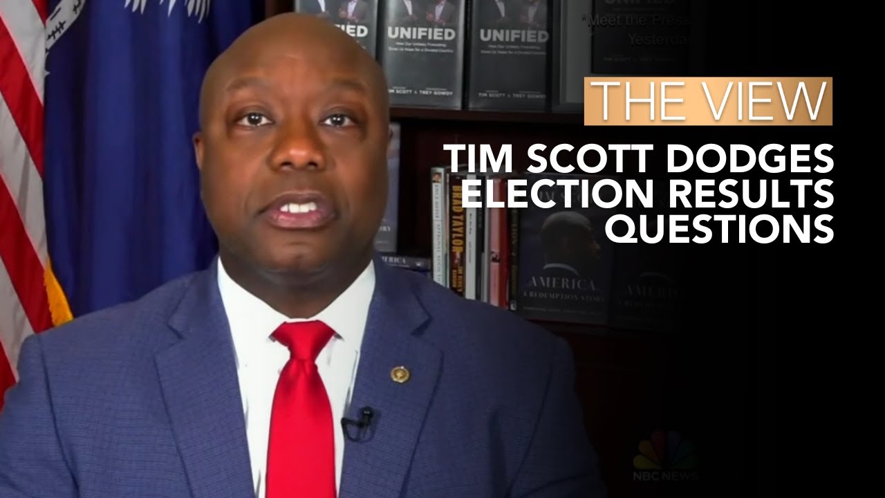 ⁣Tim Scott Dodges Election Results Questions | The View