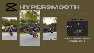 CapCut Hypersmooth Slow-Motion Tutorial | Smooth Slow-Motion/Fast Motion Video Edit Tutorial@xb44566