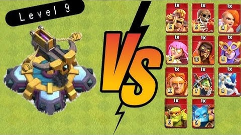 Max X-Bow vs All Max Troops - Clash of Clans