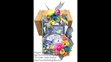 Graphic 45 Flutter Trifold Tag Tutorial for The Funkie Junkie Boutique