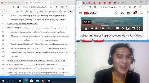 RADIO-BASED INSTRUCTION SAMPLE DEMO