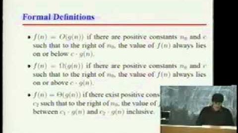 Lecture 2 - Asymptotic Notation
