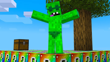 Supreme Lucky Block Skyblock in Minecraft