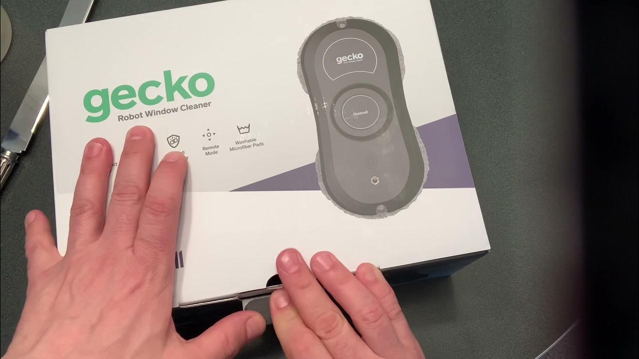 Gladwell Gecko Robot Window Cleaner Unboxing + Demos 🪟 YouTube