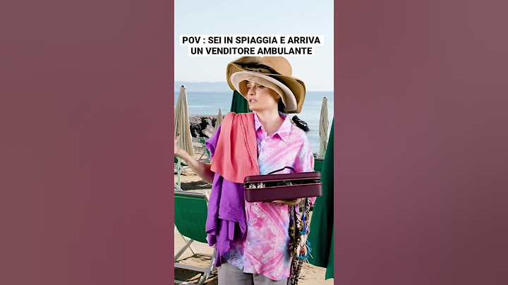 Pov : sei in spiaggia e arriva un venditore ambulante #shorts