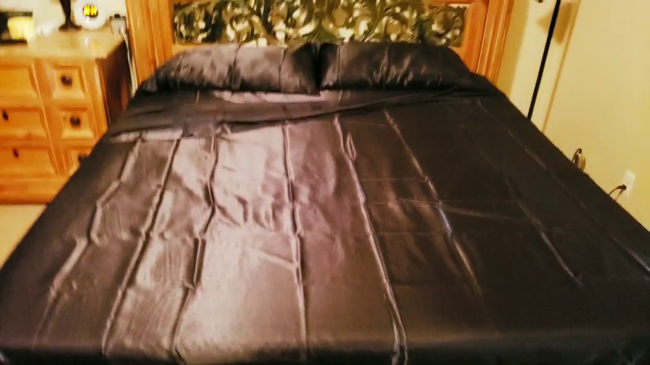 Honeymoon Luxury and Satin King Bed Sheet Set Black (Episode 2056) Amazon Prime Unboxing YouTube