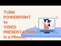 How to convert powerpoint presentation ppt to in a minutes