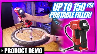 The 150 PSI portable inflator from Craftsman V20 series