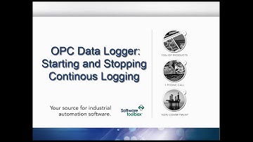 OPC Data Logger: Starting and Stopping Continuous Logging