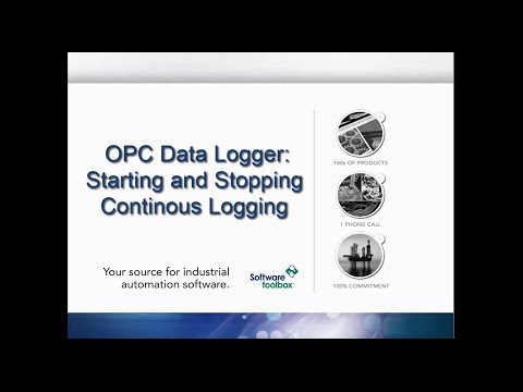 OPC Data Logger: Starting and Stopping Continuous Logging