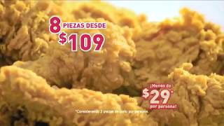 KFC Promociones  8 piezas por $109 Comercial (Mexico)