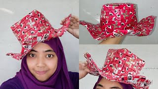Make a magic hat from coffee packaging