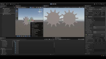 3ds Max create a gear and import to Unity to rotate with another gear