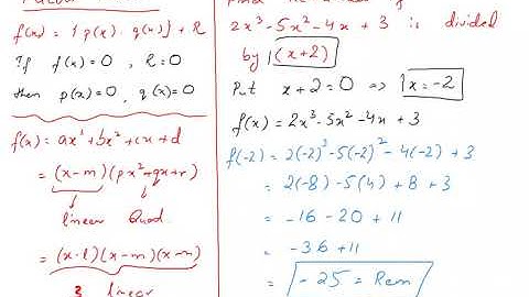 A2 Level Math - Algebra - Division - Quotient - Remainder- Lecture 8A by Sir Ahsan Abdullah Patel