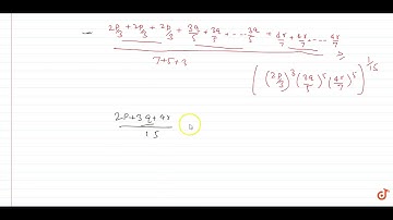 If `2p + 3q + 4r= 15`, the maximum value of `p^3q^5r^7` will be