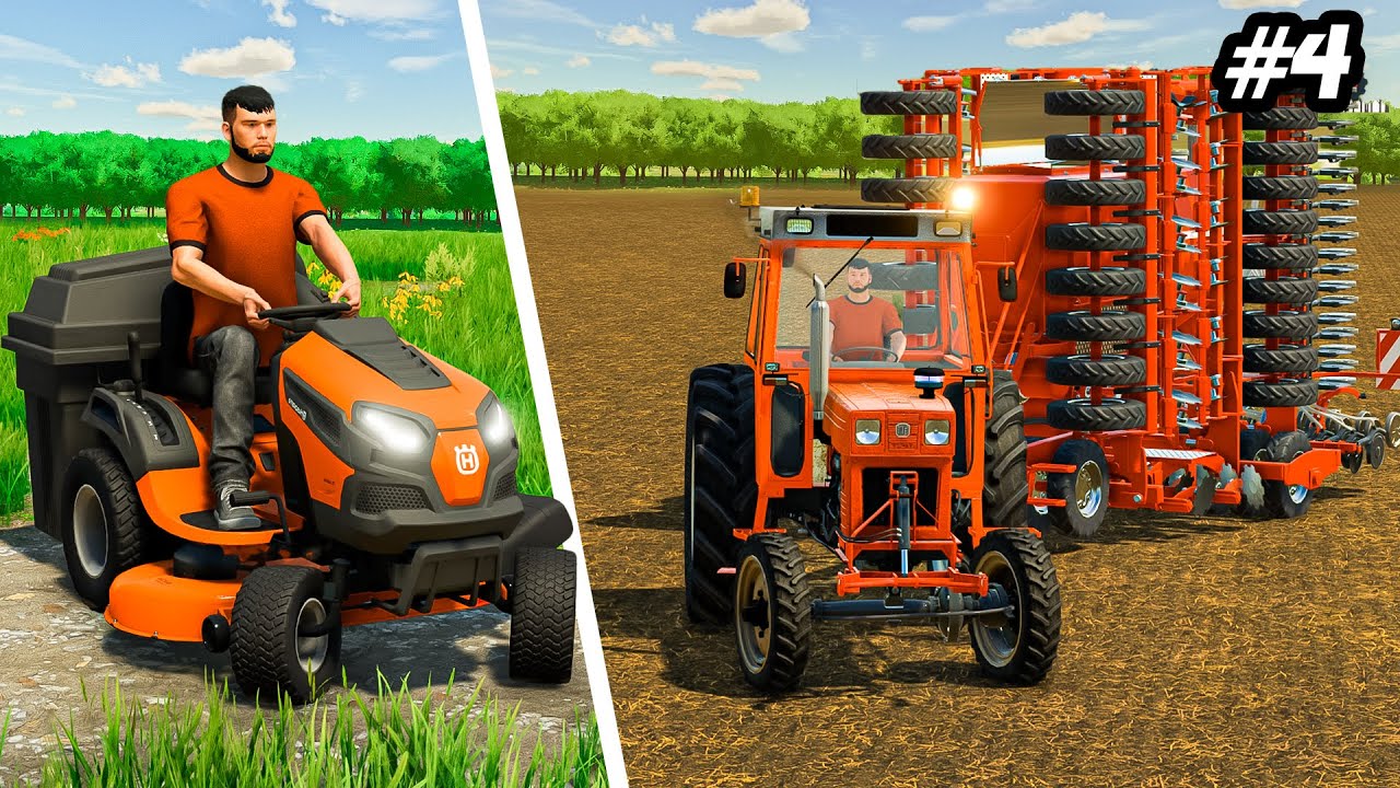 MEGA FARM on FLAT MAP From $0 | Farming Simulator #4 - YouTube