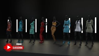 CLO 3D Virtual Runway Full Fashion Show