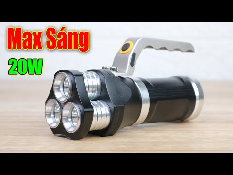 Video Đèn Pin Này Sáng Như Đèn Xe Máy Luôn -Trên Tay Đèn Pin... - youtube