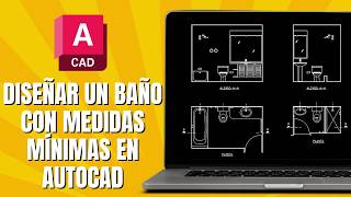 Cómo DISEÑAR Un Baño Con Medidas Mínimas En AUTOCAD
