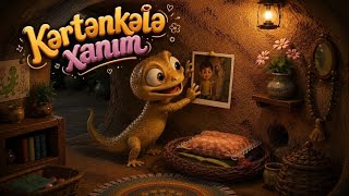 Kərtənkələ Xanım Azərbaycanca Şəkilli Nağıl Boğçası