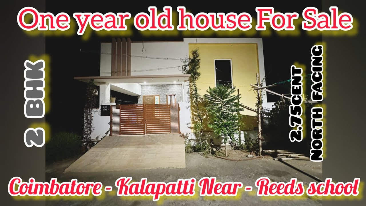 one year old 2BHK House For Sale Coimbatore Avinash road Kalapatti