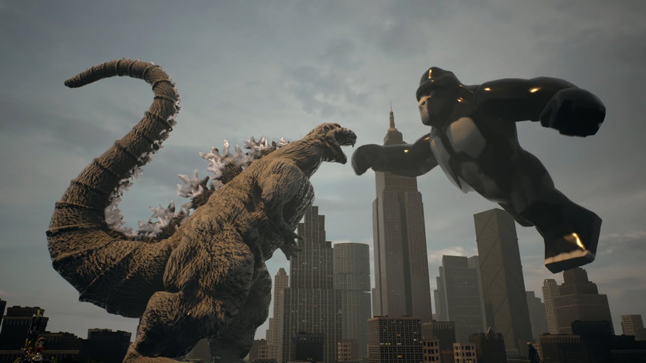 コングジラ『KONG-ZILLA』レジン・ジオラマ￼完成品キングコング対ゴジラ￼ コングジラ『KONG-ZILLA』レジン・ジオラマ￼完成品キングコング