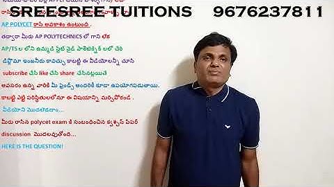 #POLYCET KEY TODAY EXAM ANSWERS