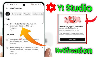 Grow with Collaborations Team up with creators boost discoverability & get recognized Yt studio