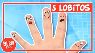 Video thumbnail of "5 Lobitos Tiene la Loba | DUBBI KIDS | [aprende] Los Dedos de la Mano"