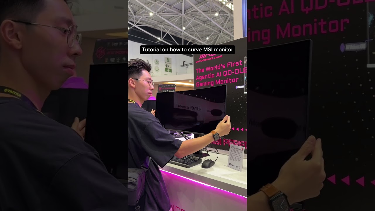 Broke A MSI Monitor at Computex 2026