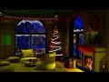 Instrumental Christmas Jazz Music with Crackling Fireplace - Cozy Christmas Ambience