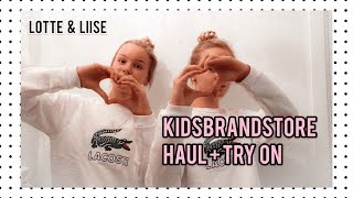 Kidsbrandstore haul + try on // Lotte & Liise