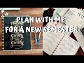 HOW TO PLAN FOR A NEW SEMESTER // PREPARING FOR ONLINE COLLEGE CLASSES