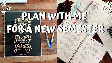 HOW TO PLAN FOR A NEW SEMESTER // PREPARING FOR ONLINE COLLEGE CLASSES