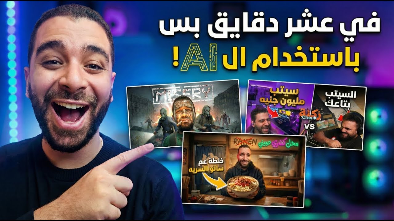 ازاي تعمل صورة مصغرة بالذكاء الاصطناعي؟!! Gemini Ai