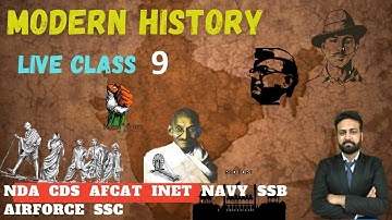Modern History -9 || Freedom Struggle-1 || NDA CDS AFCAT Airforce INET || Learn with Sumit