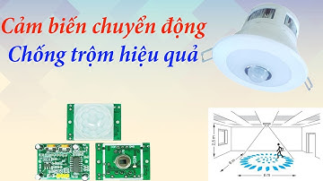 Cảm biến chuyển động - Một cách tạo ra thiết bị chống trộm
