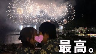 大迫力の花火で興奮しすぎて激しい夜の営みが始まっちゃいました Youtube