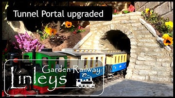 Tunnel Portal upgrade ¦ Station Extension Part 4 ¦ Linleys Garden Railway