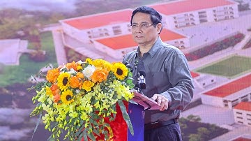 Thủ tướng Phạm Minh Chính phát biểu tại Lễ khởi công các trường PTNT tại các xã biên giới đất liền