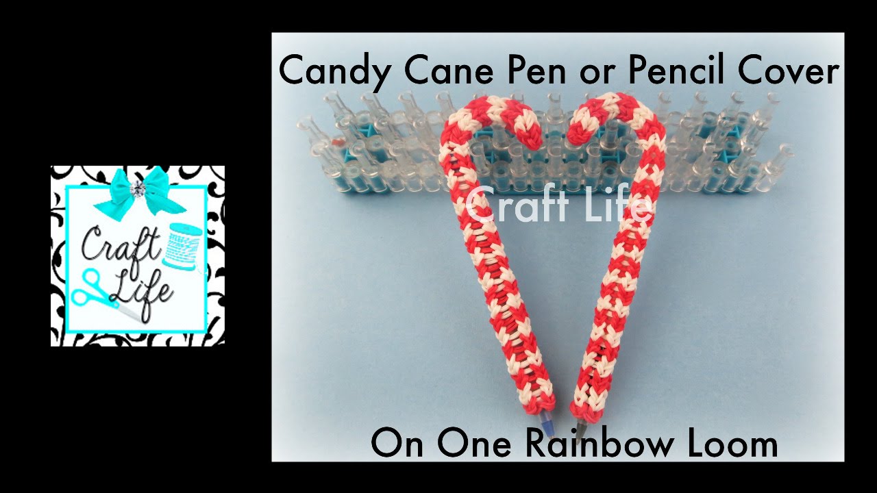 Candy Cane Pens (Red - Pack of 12)